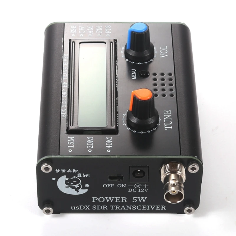 Portable Shortwave Radio Transceiver USDX SDR QRP Transceiver 3-Band Amateur Radio Equipment With Handheld Microphone