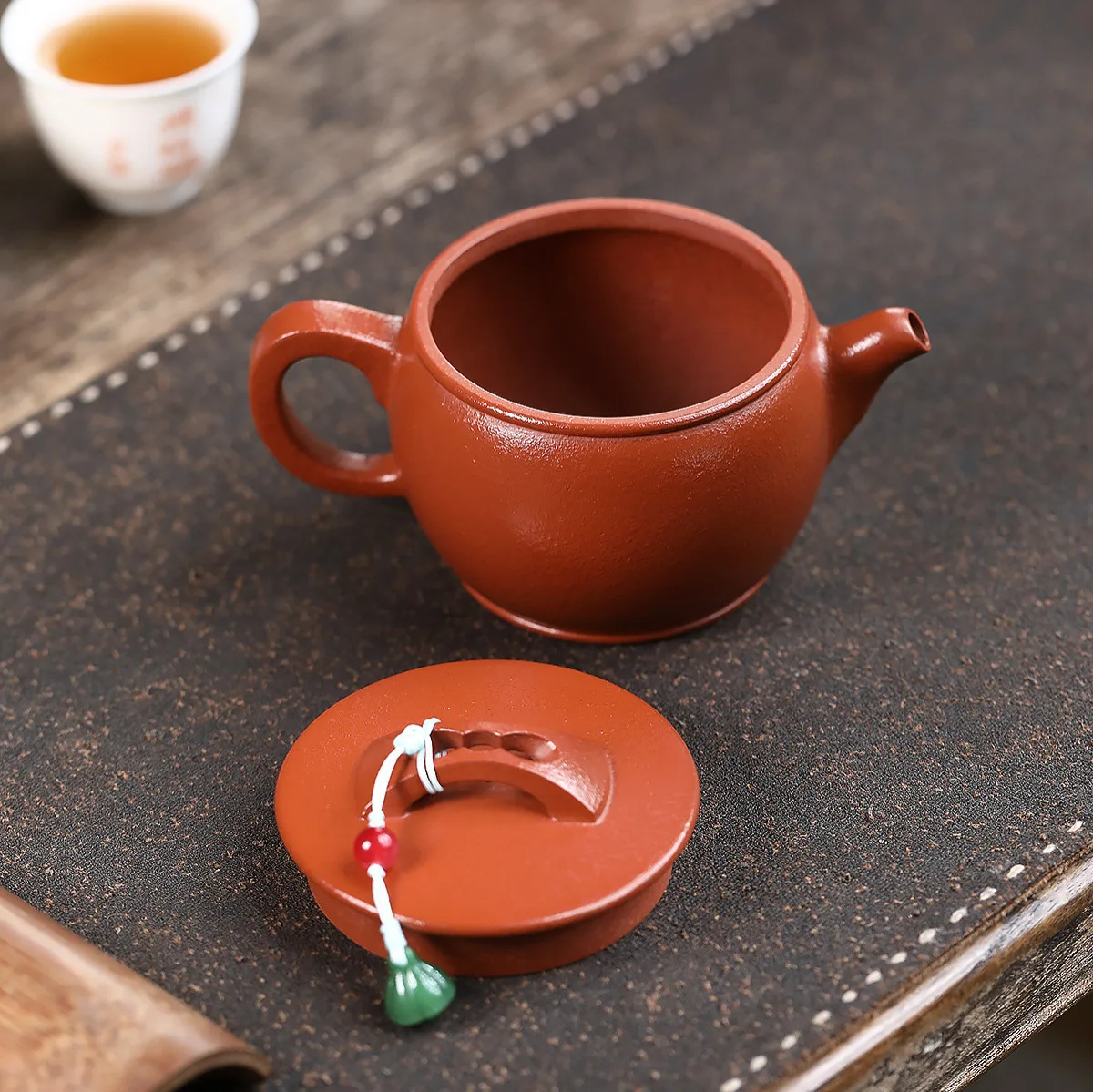 Handmade Yixing Purple Clay Pot Famous Ore Small Coal Kiln Sand Hanwa Teapot Water Ball Hole 210cc