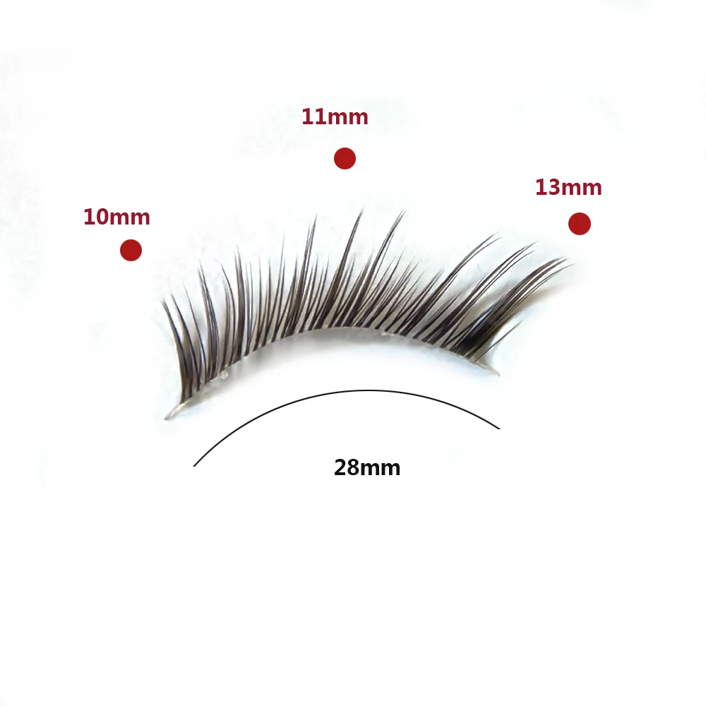 5 pares natural estilo olho de raposa cílios conjunto natural olhando alado final olho alongado cílios mangá chicote falso olho cílios olho de gato