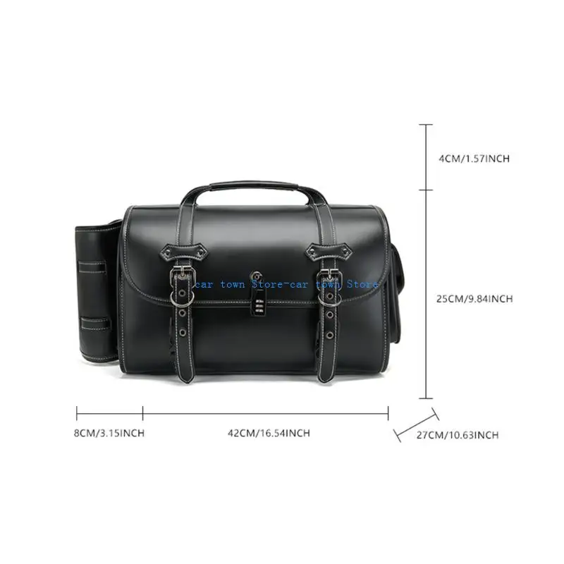RXJE دراجة نارية الذيل حقيبة ، سعة كبيرة دراجة نارية السرج ، مقاوم للماء السفر الجاف الأمتعة خوذات المقعد الخلفي حقيبة الظهر #6