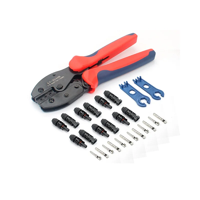 Professional MC4 Solar Energy Systems PV Crimping Tools Kit Electrical Tools Set Wire Stripper Wire Stripper Installation Set
