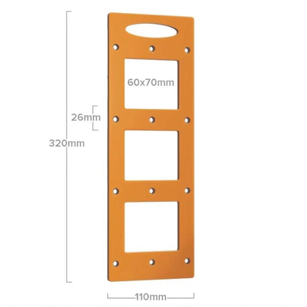 Stable Hole Positioning Tool Shellbox Hole Opening Color:orange 86 Junction Box Countersunk Hole Design Regular Type