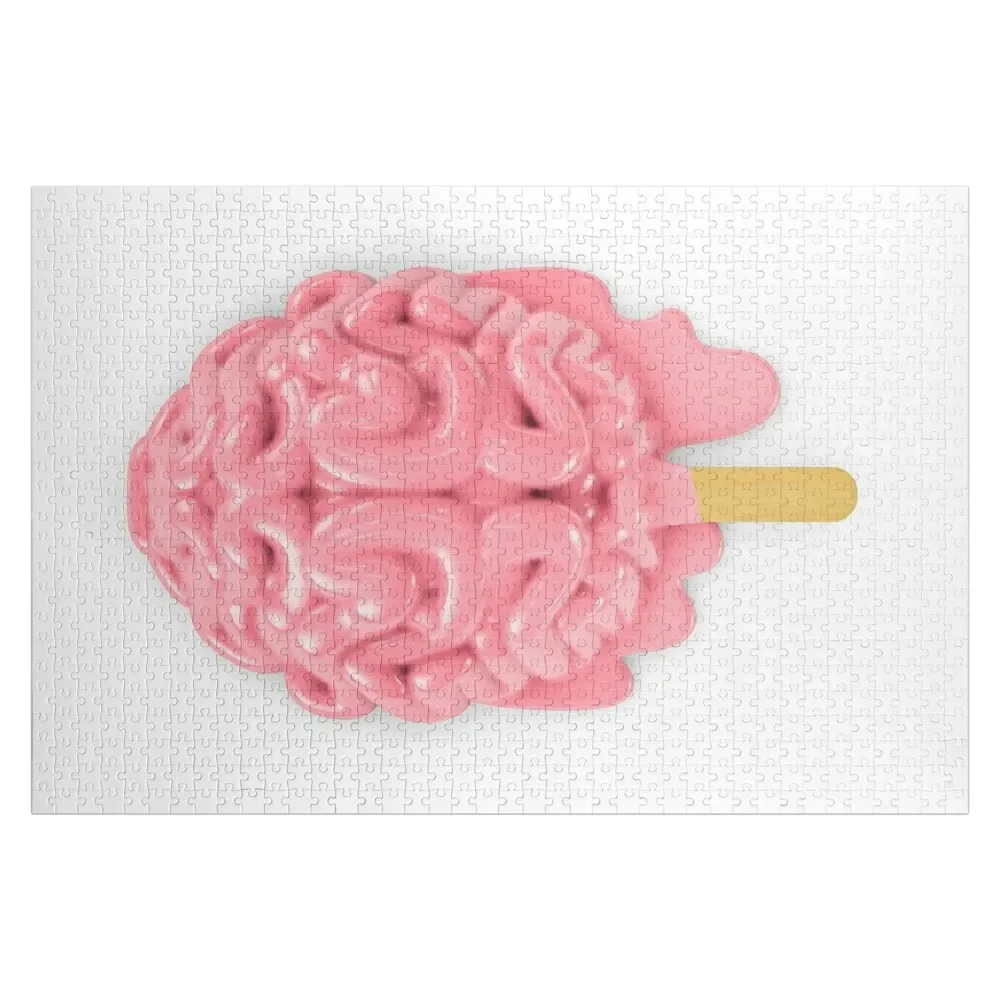 Popsicle brain melting Jigsaw Puzzle Baby Toy Toys For Children Wooden Name Custom Personalized Puzzle