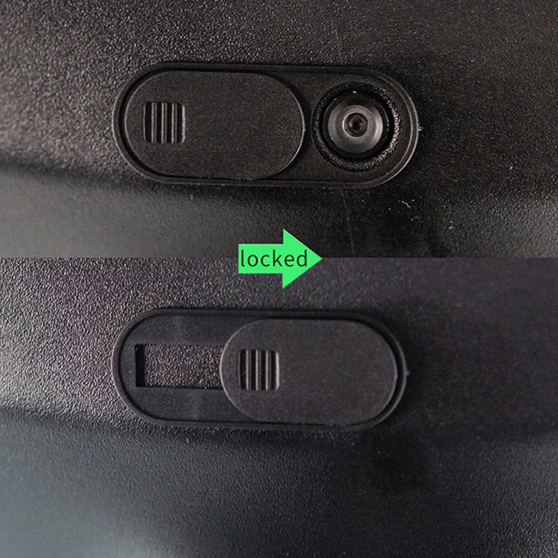 Copertura della fotocamera protettiva per la privacy dell\'auto per Tesla Model 3 Y Accessori Highland Webcam Interruttore a scorrimento Blocco