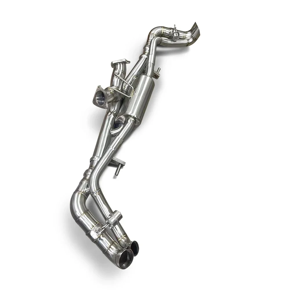 For R8 V10 Exhaust 5.2 2020-2023 Custom Tuned Remote Valve Catback Performance Exhaust Conversion