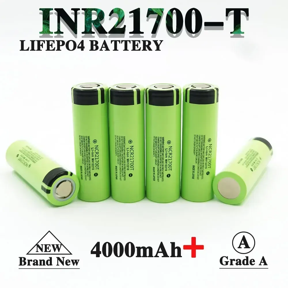 100% capacity new 21700 4000mAh+30A 34B 3.7V high discharge/capacity lithium-ion rechargeable power battery