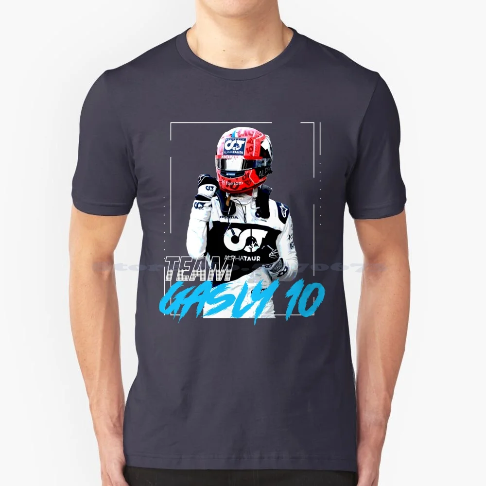 Pierre Gasly T Shirt 100% Cotton Tee Pierre Gasly Men Pierre Gasly Women Racing Driver Champion Debut Victory Scuderia Grands