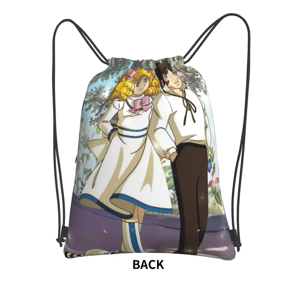 Candy Candy Anime Backpacks Multi-function Drawstring Bags Storage Bag Book Bags for Travel Students