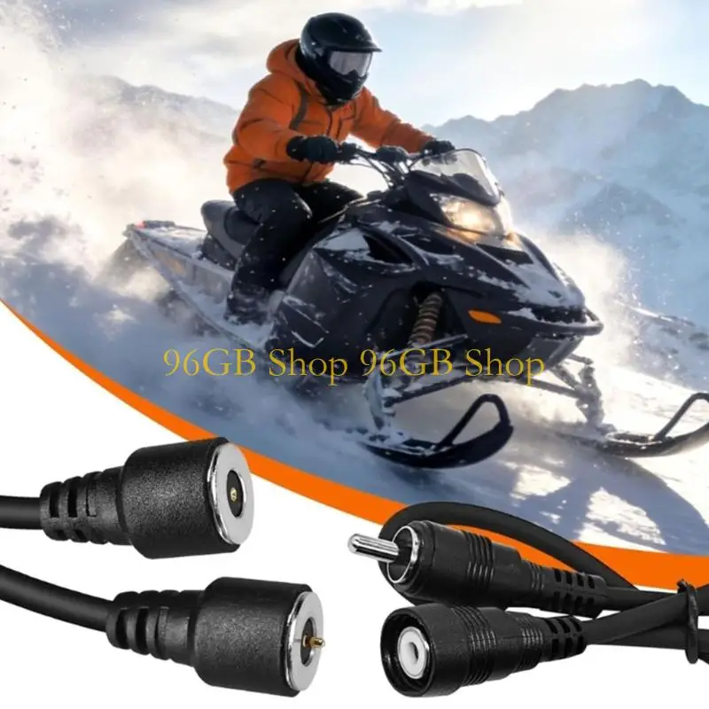 96GB Multiple Layer Heated Face Cover Wiring System For CX950 Snowmobile Helmets Adjustable Heat Settings 59-975C 0133-0098