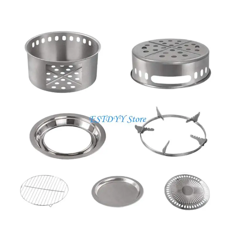 

G6DE Pack Of 1 User Central Outdoor Cooking Stove Highlighting Open Easy Addition And Stable Container Assist Thighs