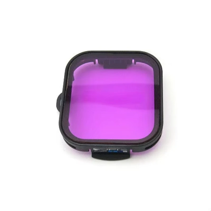 الأصلي الأرجواني الغوص تصفية مقاوم للماء قذيفة تحت الماء الغوص ل Gopro بطل 5 6 7 عمل كاميرا إصلاح جزء