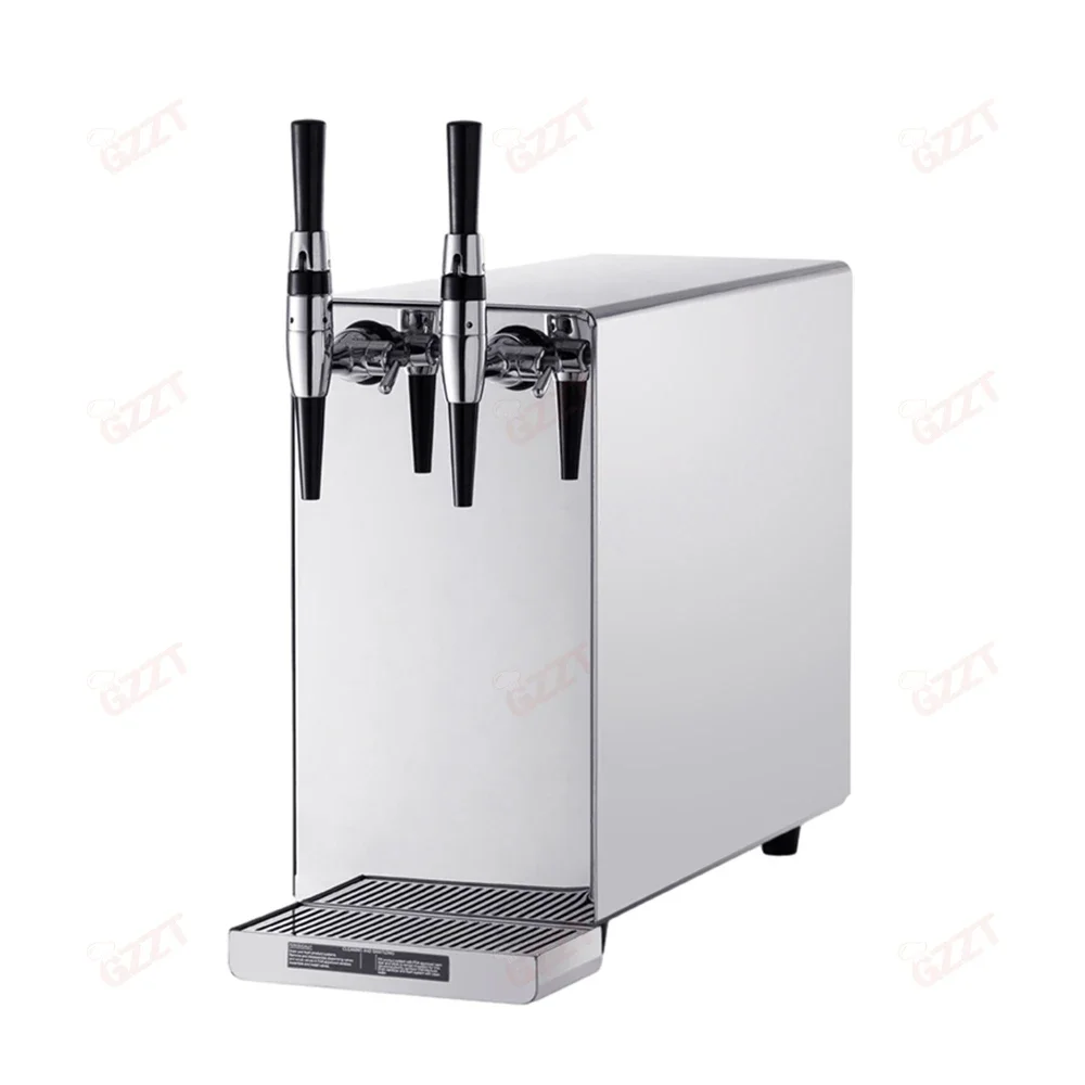 Single Double Taps Desktop Nitro Cold Brew Coffee Cooler Draft Beer Refrigerator Nitrogen Cold Brew Coffee Tea Maker Kegerator