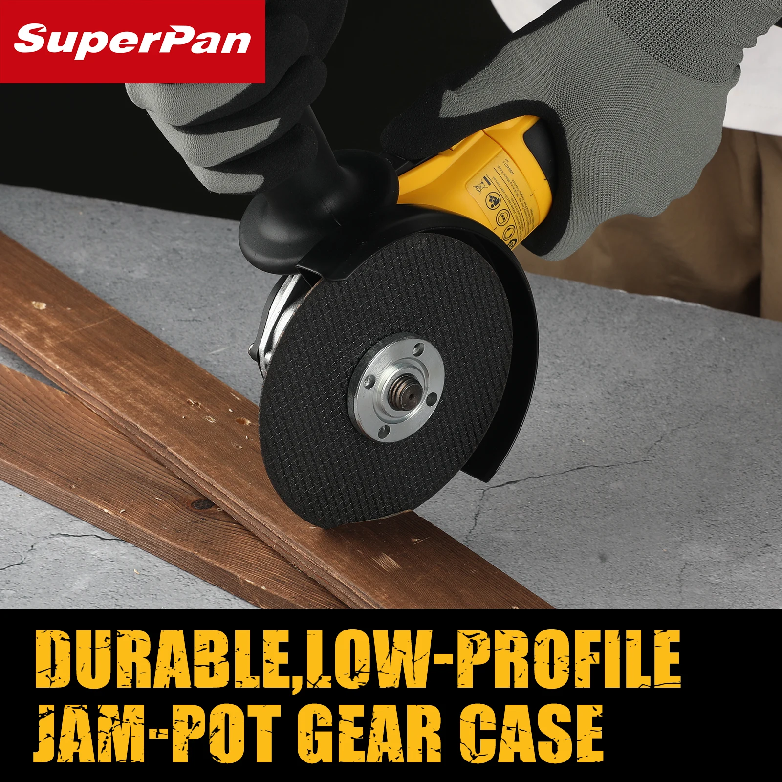 Superpan 405NT 20V Power Tool – 125mm Electric Angle Grinder for Workshop