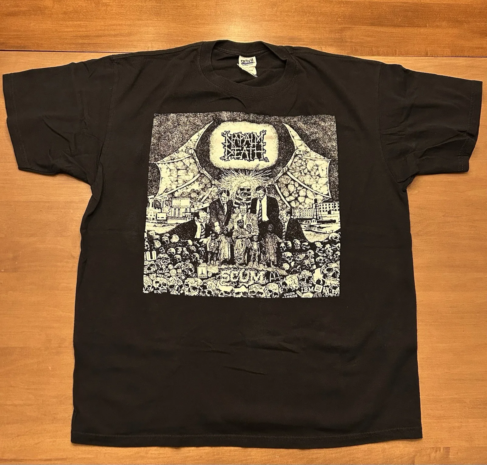Napalm Death, Scum Shirt, Carcass, Bolt Thrower, GODFLESH, Brutal Truth, S.O.B.