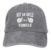 Denim Cap Not an Uncle I'm a Funcle Baseball Dad Cap Classic Adjustable Casual Sports for Men Hat