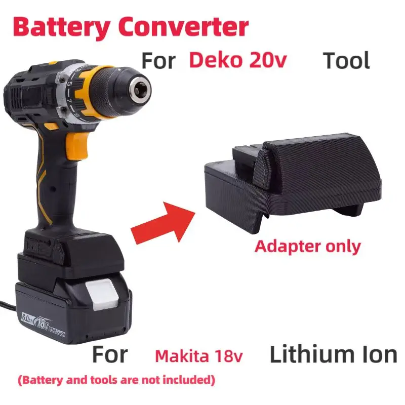 

For MT Makita Battery Adapter For MT Makita 18V Li-ion Battery Converter To For DEKO screwdriver 20v Tools (﻿Adaptor Only）