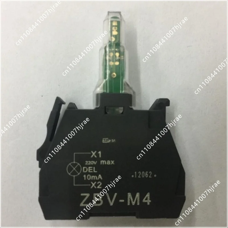 Indicator Light Module ZBVM4 ZBV-M4 Red AC230V XB4 XB5 Compatible Lamp Base New Part Unit Accessory