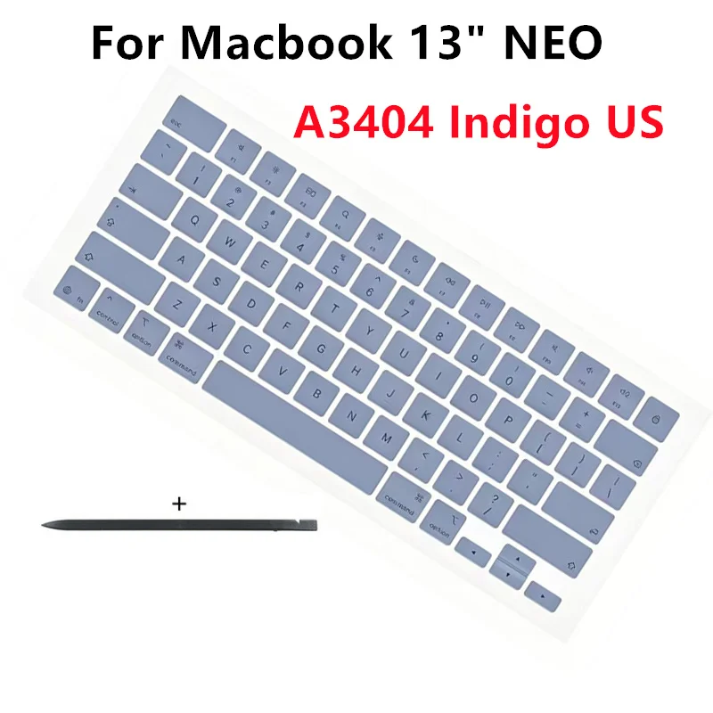 US English Indigo Keycap Set For Macbook Neo 13