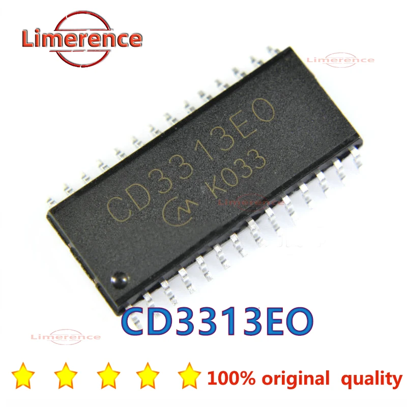 5PCS/LOT CD3313 CD3313EO SOP-28 SSOP-28 SMD sound quality processor In Stock NEW original IC