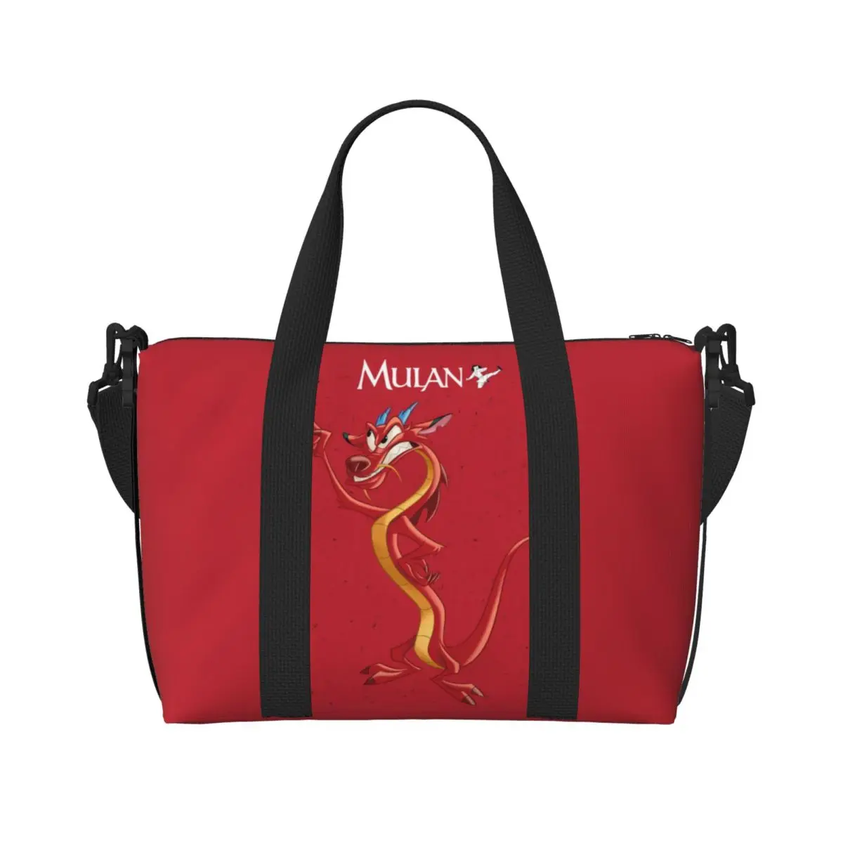 

Сумка-тоут с мультяшным принтом M-Mulan для женщин, большая вместительная сумка для спортзала, пляжа и путешествий
