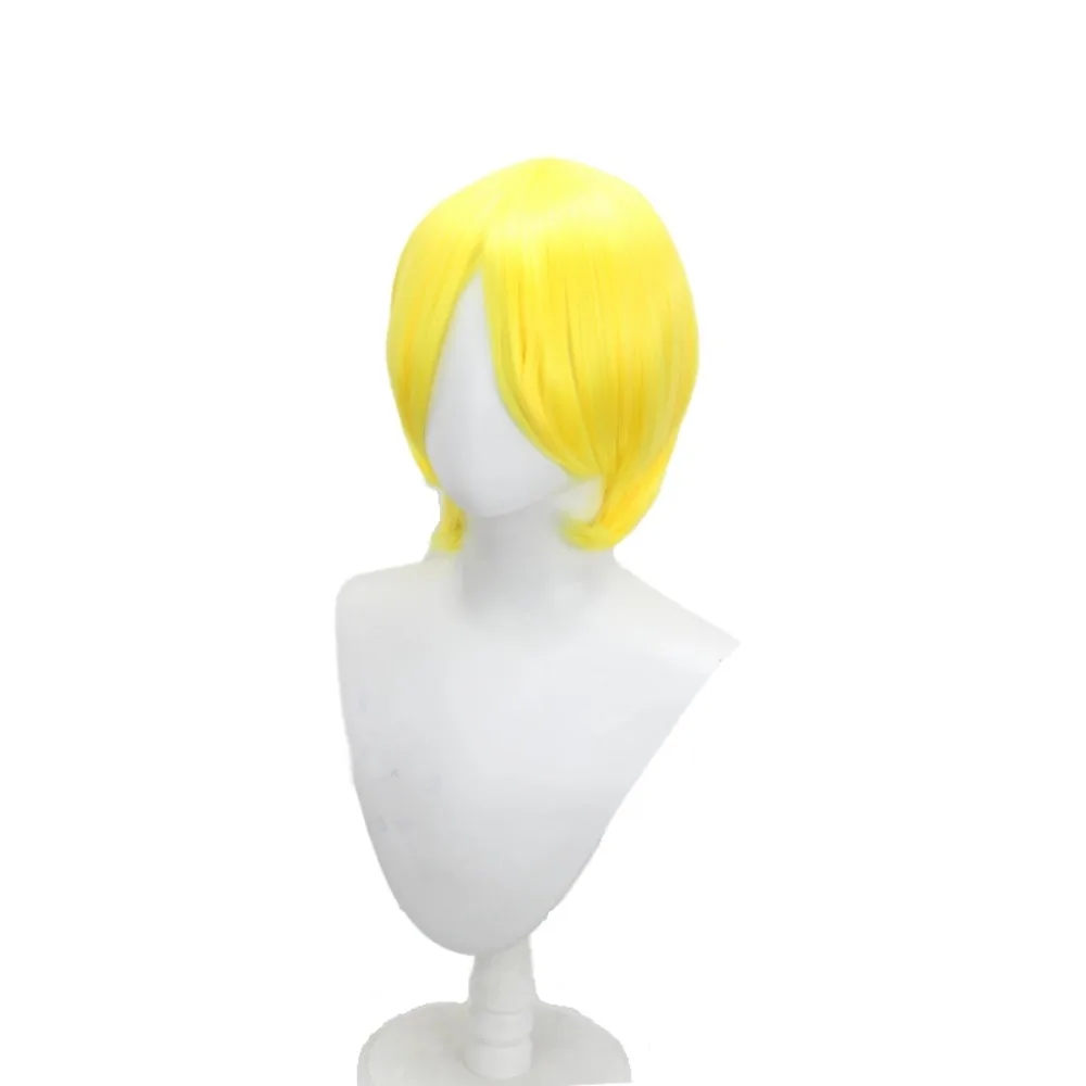 Peluca Limbus Company Don Quijote - Pelo de cosplay de anime amarillo