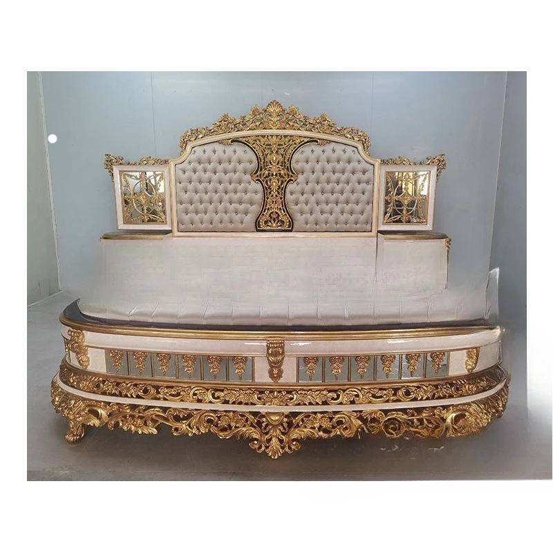Italian French neoclassical fabric sofa, European-style villa court style large apartment living room luxury furniture