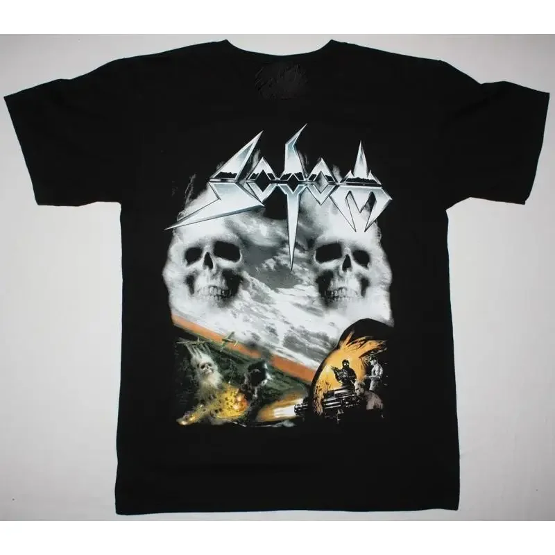 Sodom Band Tour Skull Fiery Planes T-Shirt