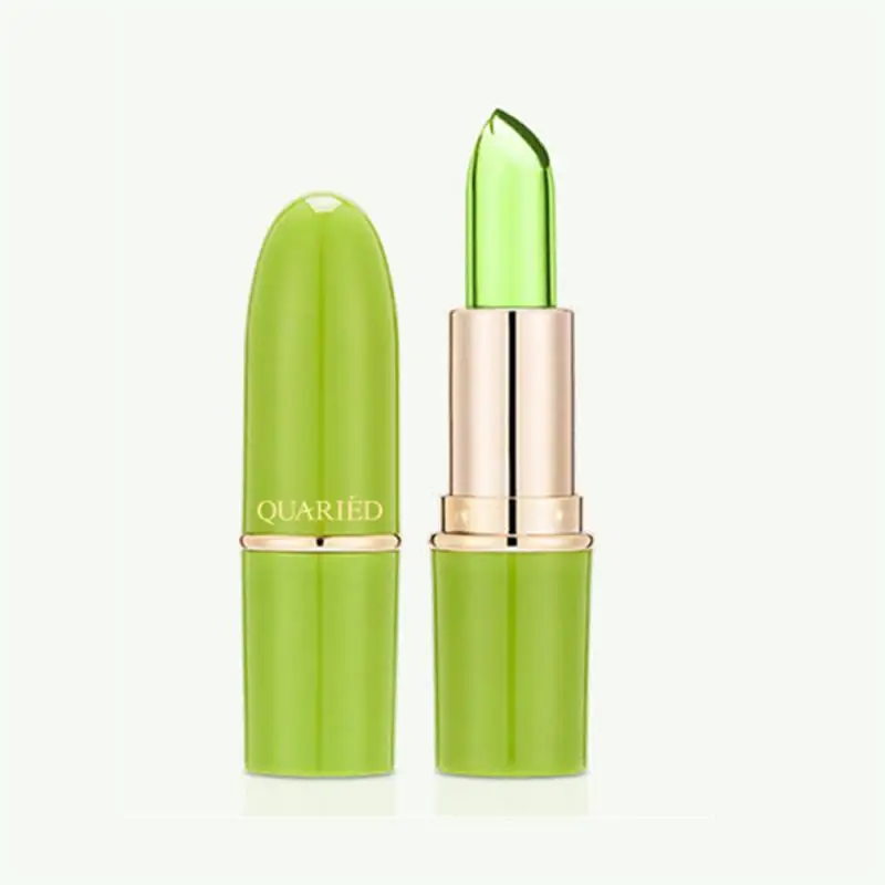 Warme Lippenstift Hydraterende En Uithardende Blijvende Hydraterende Jelly Aloë Make-up Student Kleur Lippenstift Aloë Vera Extract Lippenbalsem