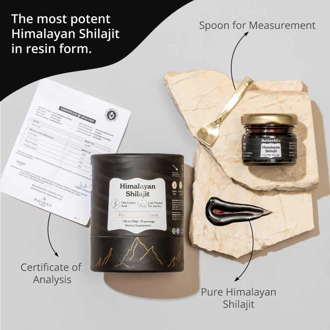 Pure Himalayan Shilajit เรซิ่นศักยภาพสูงสําหรับ Men & Women 85 + Trace Minerals สําหรับความแข็งแกร่งและการสร้างกล้ามเนื้อจัดส่งฟรี