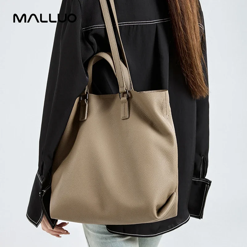 Frauen Rindsleder Echtes Leder Schulter Tasche Weibliche Casual Große Kapazität Büro Totes Handtasche Damen Arbeit Strap Umhängetaschen