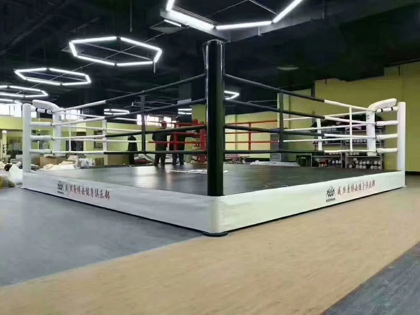 Boxing ring, Sanda ring, Muay Thai ring, octagonal cage ring, indoor fence, training, fitness equipment, landing ring