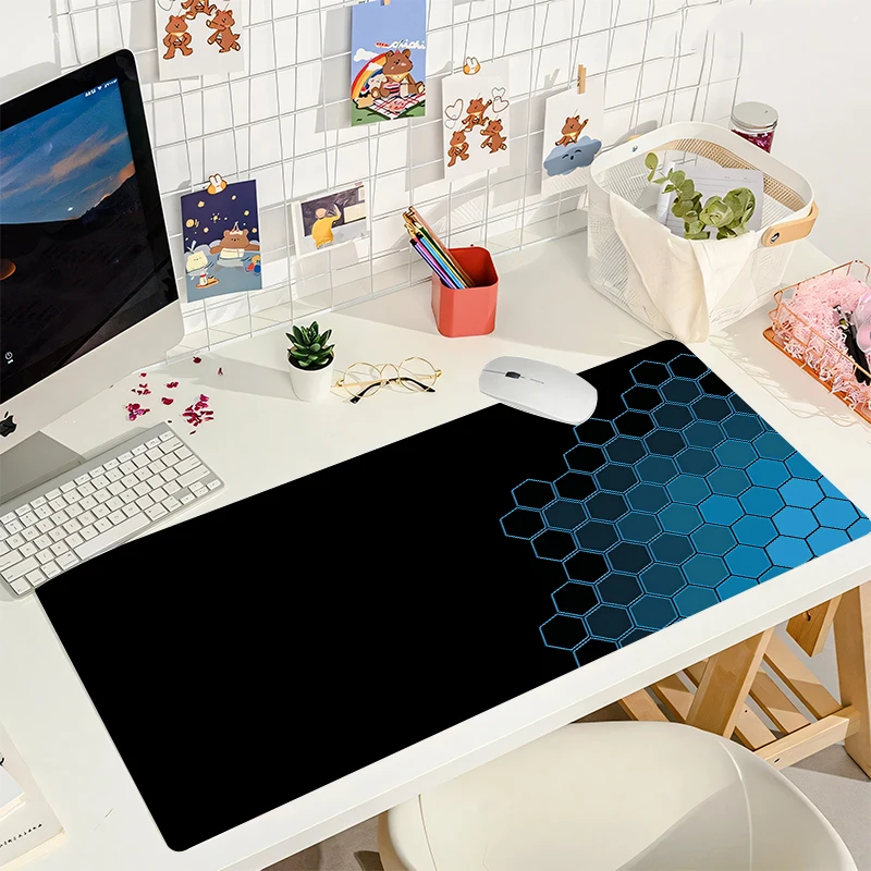 

Geometric Gaming Accessories Mousepad Computer Laptop Gamer Extended Mouse Mats Large Anime Mouse Pad Rubber Keyboards Table Mat