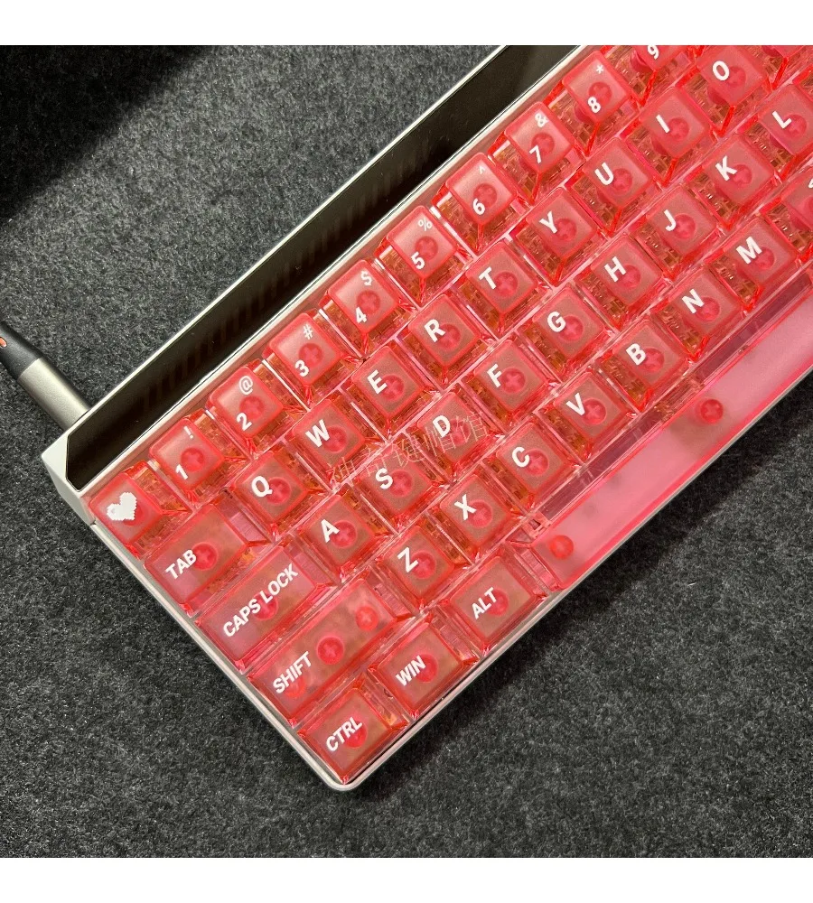 (Ice mist powder through) Ice mist PC original factory height from ace68wooting little bee night demon keycap