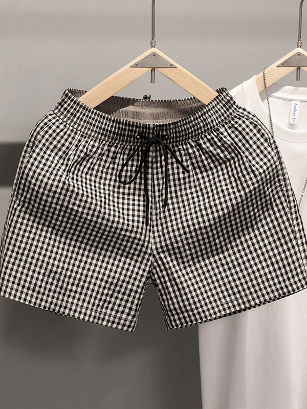 

Летние быстросохнущие мужские повседневные пляжные шорты для бега, фитнеса и плавания, спортивные шорты средней длины, свободного кроя для пар