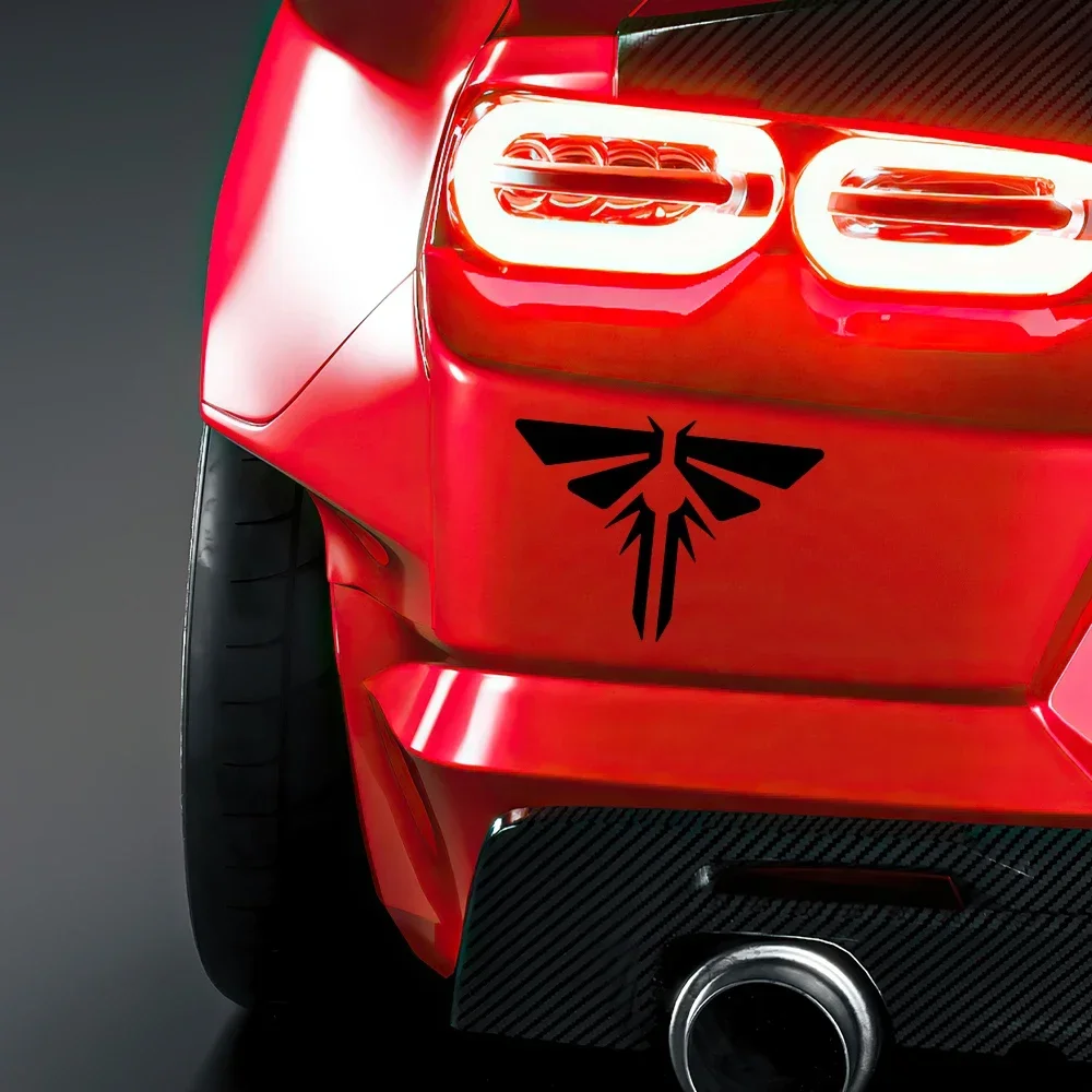 The Last of Us اليراعات ملصق سيارة شاحنة الوفير الزجاج الأمامي مضحك شارات الفينيل لعبة فيديو محمول التصميم اكسسوارات الديكور