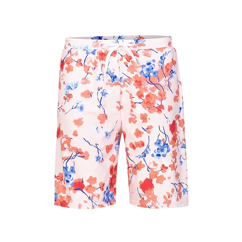 Women\'s One Piece Swimwear Dress Mens Shorts Couple Swimwear Flower Print Lover\'s Beach Wear Bathing Suit 2025
