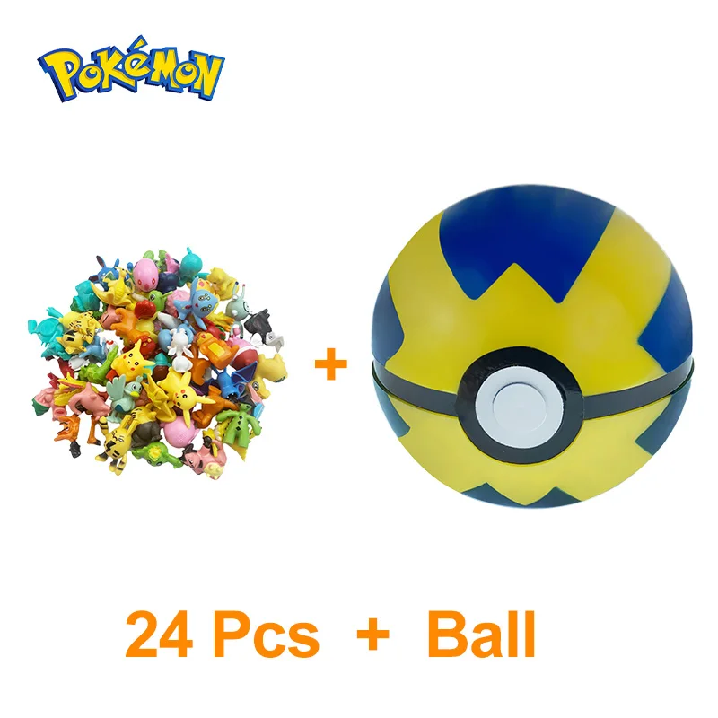 Pokemon Ball Elf Spielzeug Anime Actionfigur PokeBall Tasche Monster leerer Clip n Go Modell Pikachu Pokeball Kind Kind Weihnachten Gif