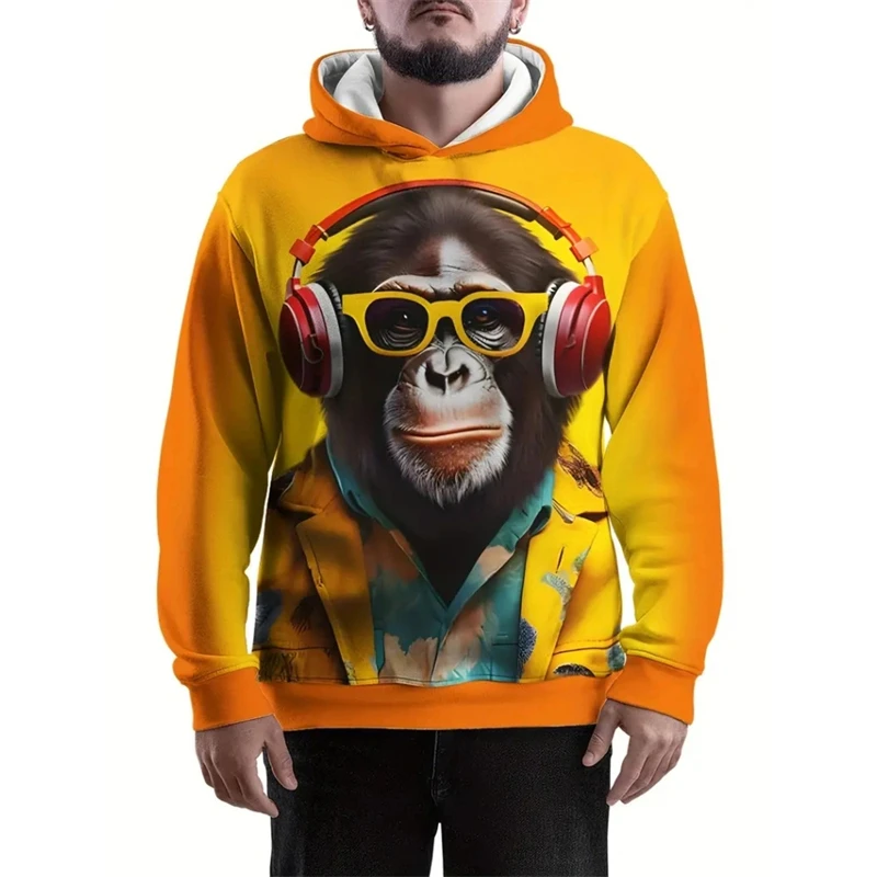 2026 Spring Funny Animal Duck 3D Printed Hoodies Men Women Fashion Casual Sweatshirts Angry Animals Hoodie Pullovers Tracksuit