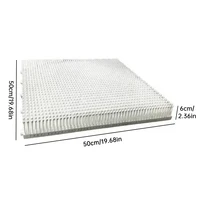 50*50CM Needle Mushroom Ski Mat Home Snowboard Dry Ski Carpet Artificial Ski Mat Indoor Skiing Training Board 6