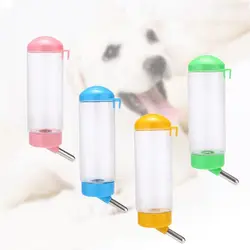 400/500ML Pet Water Dispenser Hamster Drinker Rabbit Hanging Bottle Drinker Automatic Cat Dog Drinking Head Pipe Fountain
