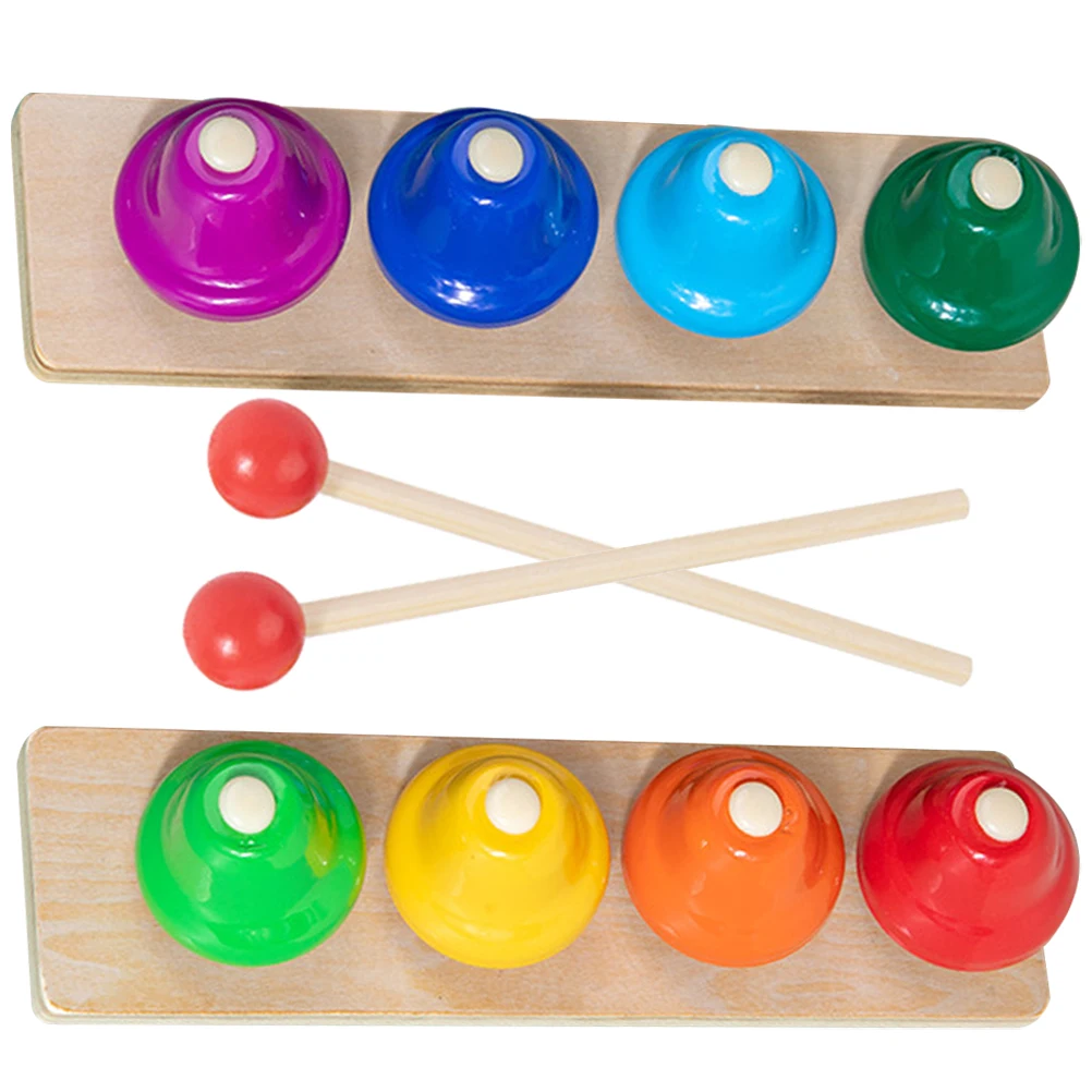 

Octave Bell Mini Hand Percussion Musical Instruments for Classroom Metal Bells Puzzle