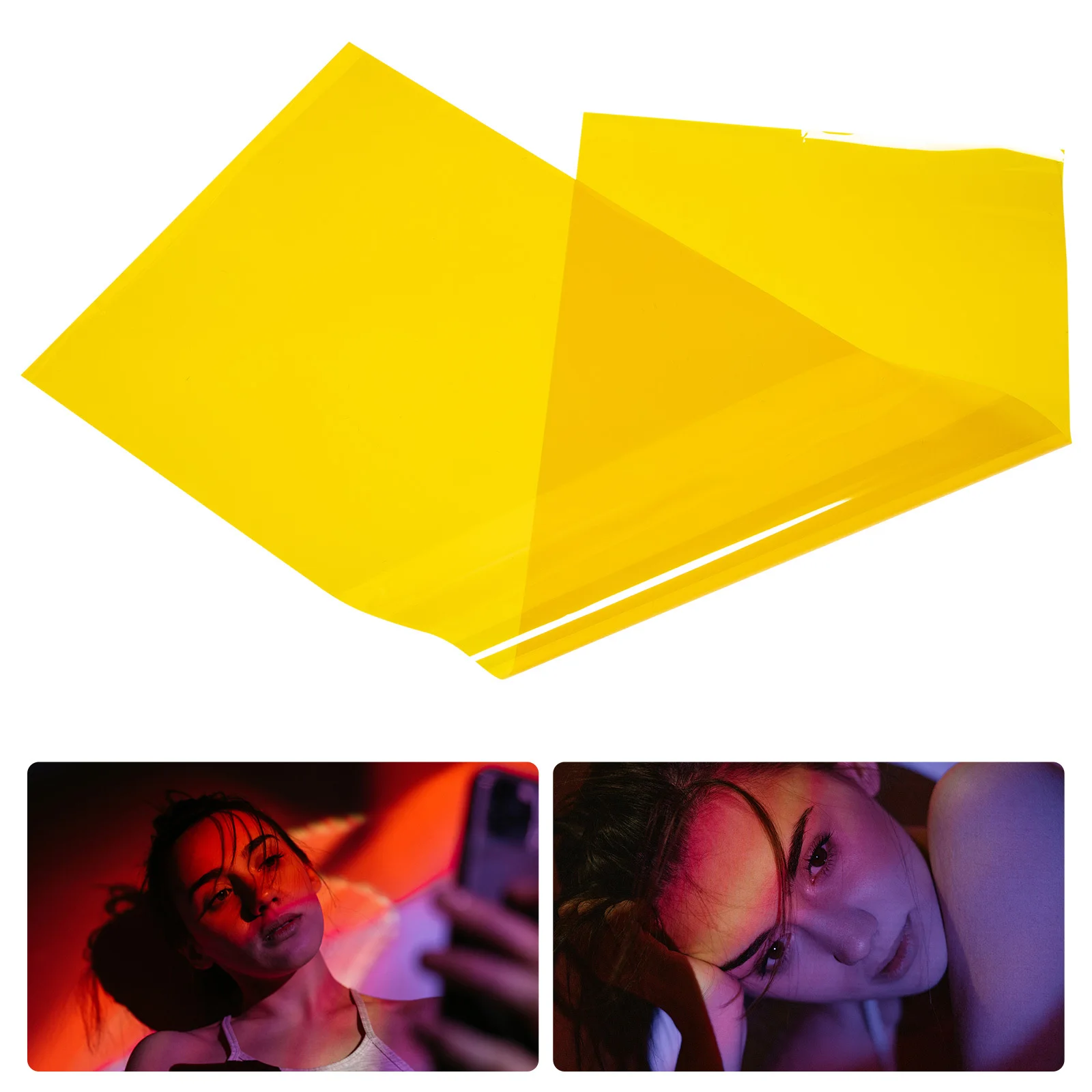 

Pet Color Filter Sheet Sunset Effect Overlay Transparency Film for Photography Video Stage Party Lighting Color Correction