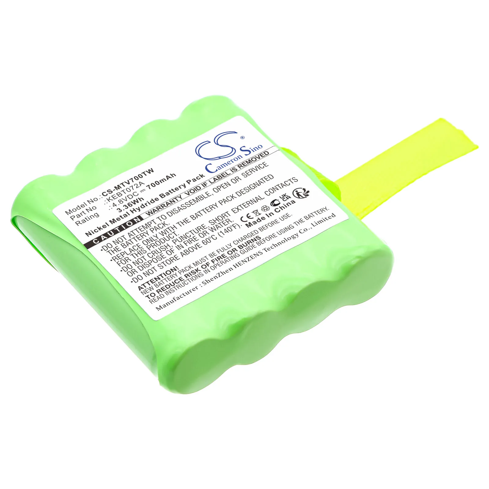 Replacement 4.8V 700mAh Two-Way Radio Battery KEBT072 KEBT072A BNH-370 for Motorola TalkAbout FV700R SX700 SX700R SX710