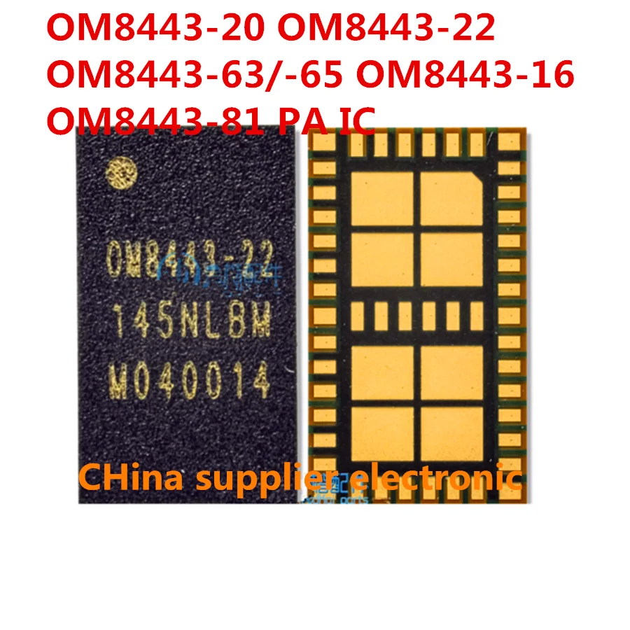 5pcs-10pcs OM8443-20 OM8443-22 OM8443-63/-65 OM8443-16 OM8443-81 PA IC Chipset OM 8443