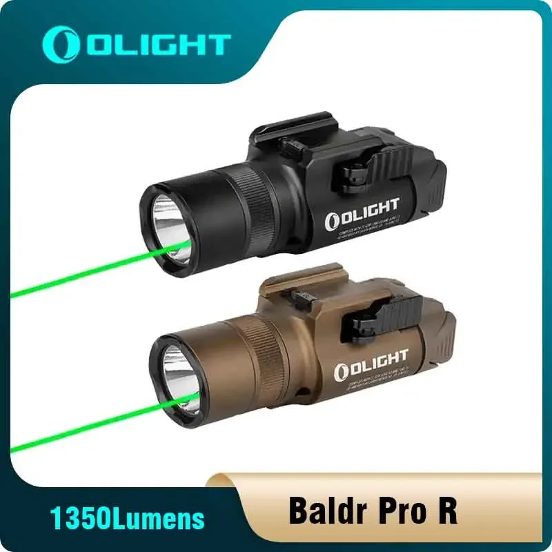 รีวิว Olight Baldr Pro R ไฟฉายที่มีเลเซอร์สีเขียวและหลอด LED ความสว่างสูง 1350 ลูเมน