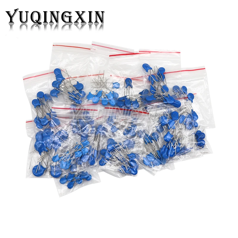 180pcs 3KV Ceramic capacitor Kit 18Values*10pcs 5PF 10PF 22PF 30PF 47PF 56PF 100PF 150PF 220PF 330PF 470PF 102 222 332 472 103