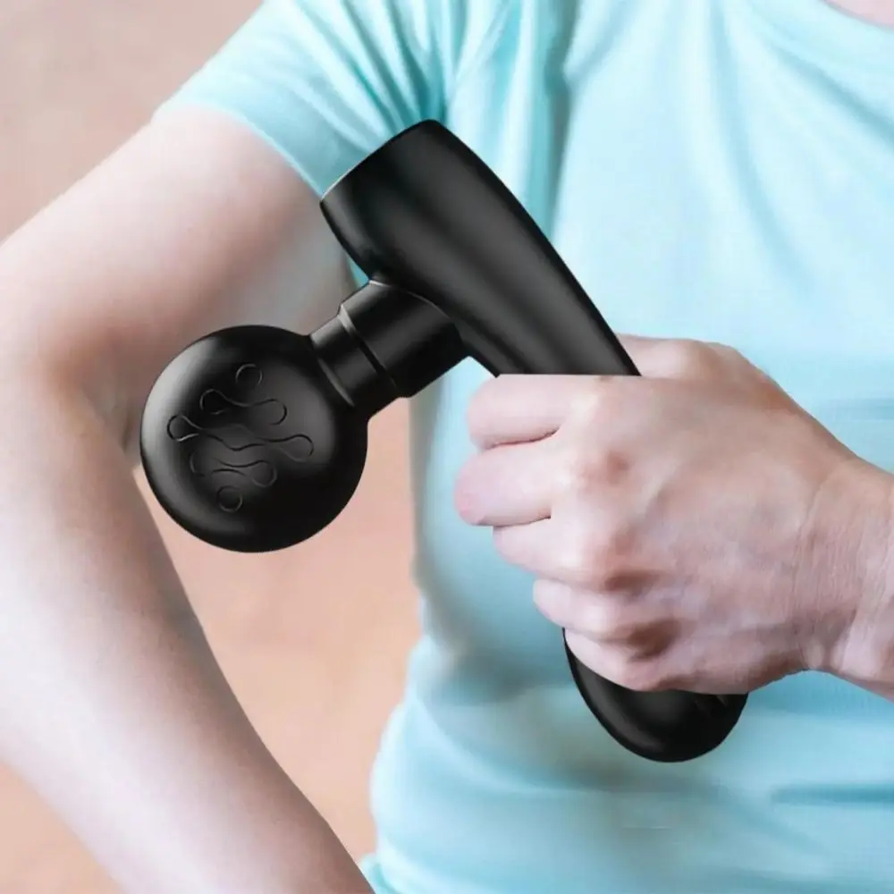 

Adjustables Mini Fascia Massager Wear Resistant Easy To Operate Deep Tissue Massage Device Soft Massage Head Portable