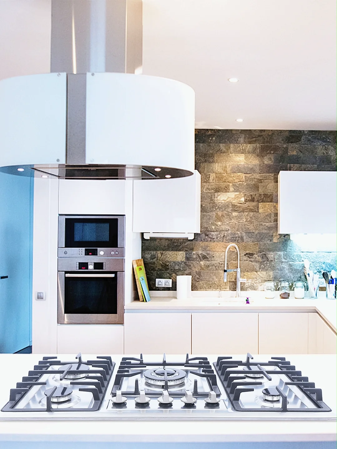 34" Gas Cooktop 5 B… - image