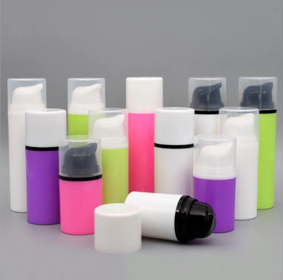 

50ml few color airless pump bottle for lotion/emulsion/serum/cream/foundation/anti-UV sunshine cream /gel skin care packing