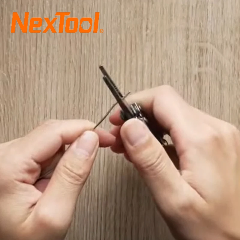 NexTool Mini Flagship Multitool 10 in 1 EDC Keychain Multi Tool Pocket Knife Needlenose Pliers Scissors Gadgets for Men